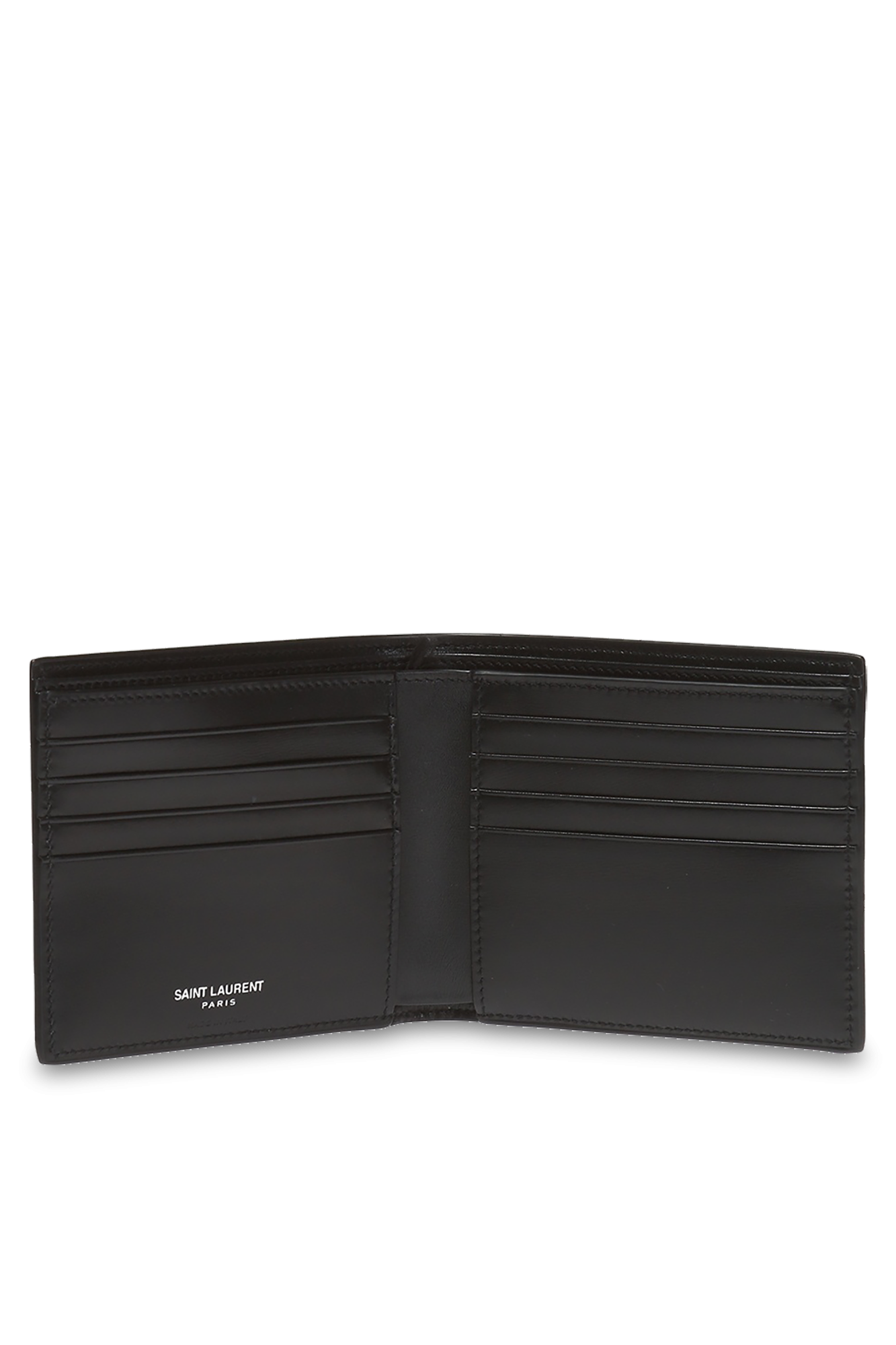 Saint Laurent Bi-fold wallet with logo | Men's Accessories